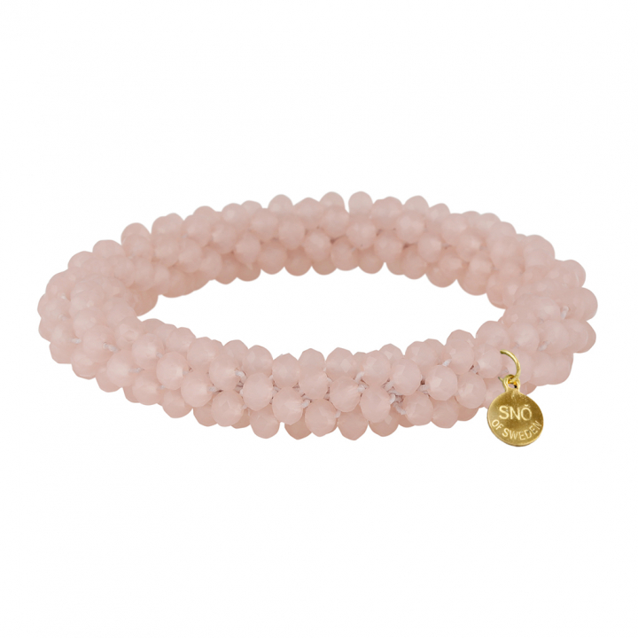 United bubbles elastic Bracelet/Hairband pink in de groep Armbanden / Gouden armbanden bij SCANDINAVIAN JEWELRY DESIGN (1402-3100-379)