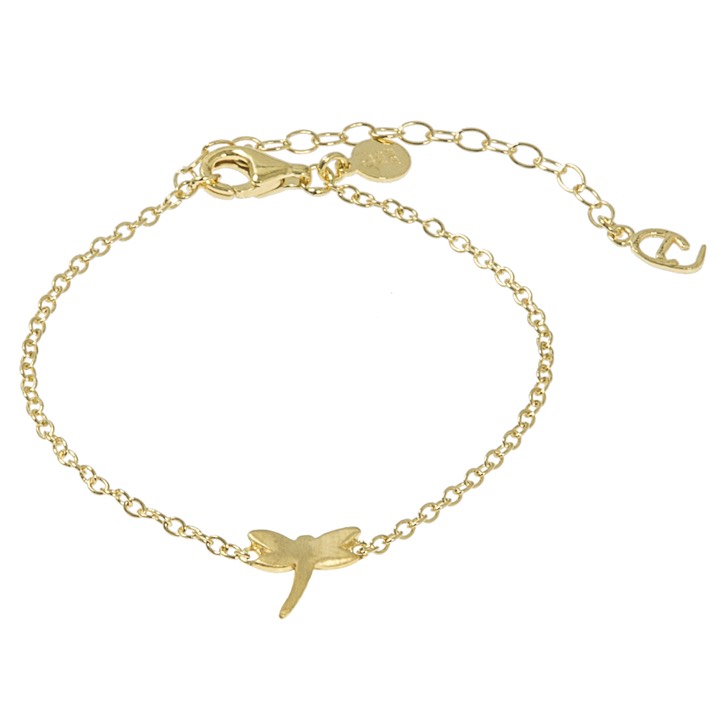 Dragonfly brace Armbanden goud in de groep Armbanden / Gouden armbanden bij SCANDINAVIAN JEWELRY DESIGN (1421320005)