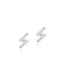 MP Brilliance Flash 8 mm, Crystal in de groep Oorbellen / Zilveren oorbellen bij SCANDINAVIAN JEWELRY DESIGN (15-01185-01)