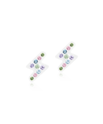 MP Brilliance Flash 8 mm, Light fantasy in de groep Oorbellen / Zilveren oorbellen bij SCANDINAVIAN JEWELRY DESIGN (15-01185-98)