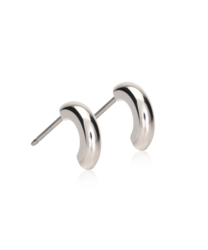 NT Pendant Round Curved 10 mm in de groep Oorbellen / Zilveren oorbellen bij SCANDINAVIAN JEWELRY DESIGN (15-12152-00)