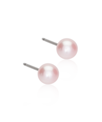 NT Pearl 5 mm, Light rose in de groep Oorbellen / Pareloorbellen bij SCANDINAVIAN JEWELRY DESIGN (15-1232-64)