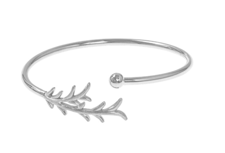 Tree twig bangle brace Armbanden Zilver in de groep Armbanden / Bangles bij SCANDINAVIAN JEWELRY DESIGN (1521311002)