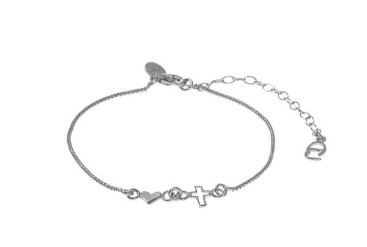 Trust brace Armbanden Zilver in de groep Armbanden / Zilveren armbanden bij SCANDINAVIAN JEWELRY DESIGN (1524311010)