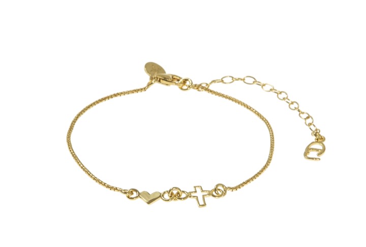 Trust brace Armbanden goud in de groep Armbanden / Gouden armbanden bij SCANDINAVIAN JEWELRY DESIGN (1524321010)