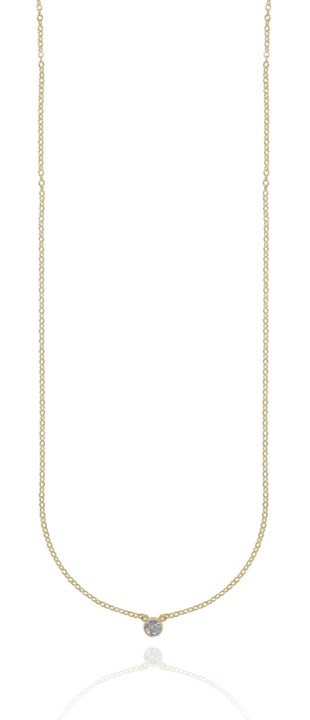 Cubic Kettingen goud 55-60 cm in de groep Kettingen / Gouden kettingen bij SCANDINAVIAN JEWELRY DESIGN (1526221012)