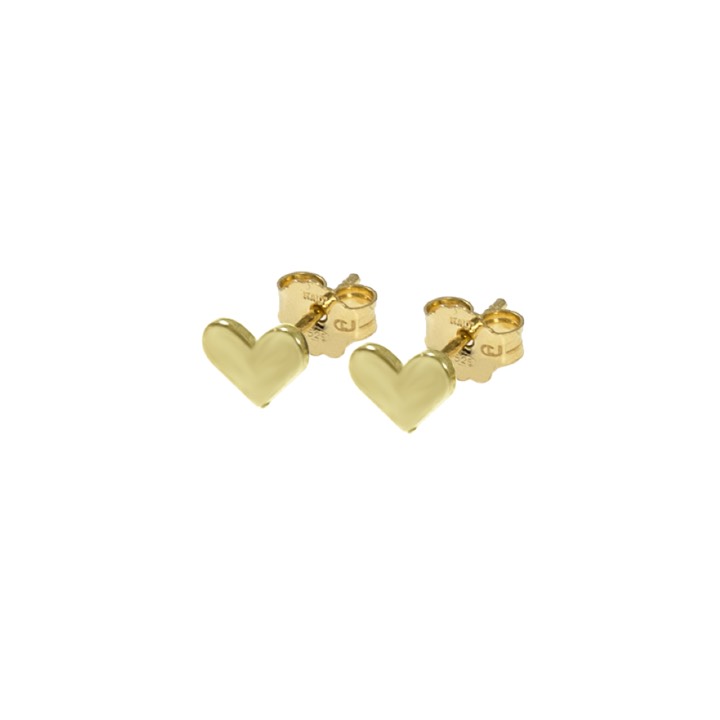 Love small Oorbel goud in de groep Oorbellen / Gouden oorbellen bij SCANDINAVIAN JEWELRY DESIGN (1526421009)