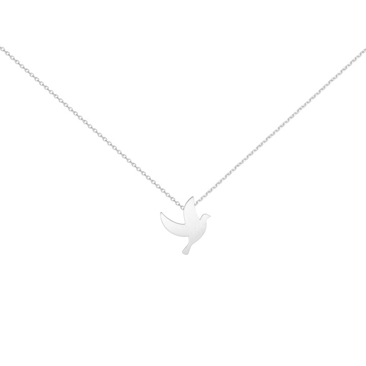 Peace neck Zilver 40-45 cm in de groep Last Chance / Kettingen bij SCANDINAVIAN JEWELRY DESIGN (1612171008)