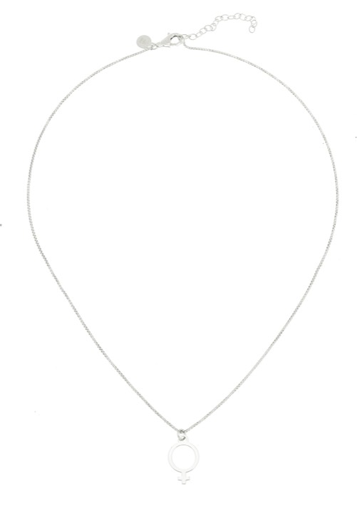 Letters venus neck Zilver 42-47 cm in de groep Kettingen / Zilveren kettingen bij SCANDINAVIAN JEWELRY DESIGN (1622111007)