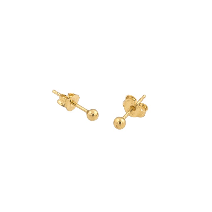 Saint small Oorbel goud in de groep Oorbellen / Gouden oorbellen bij SCANDINAVIAN JEWELRY DESIGN (1626421004)