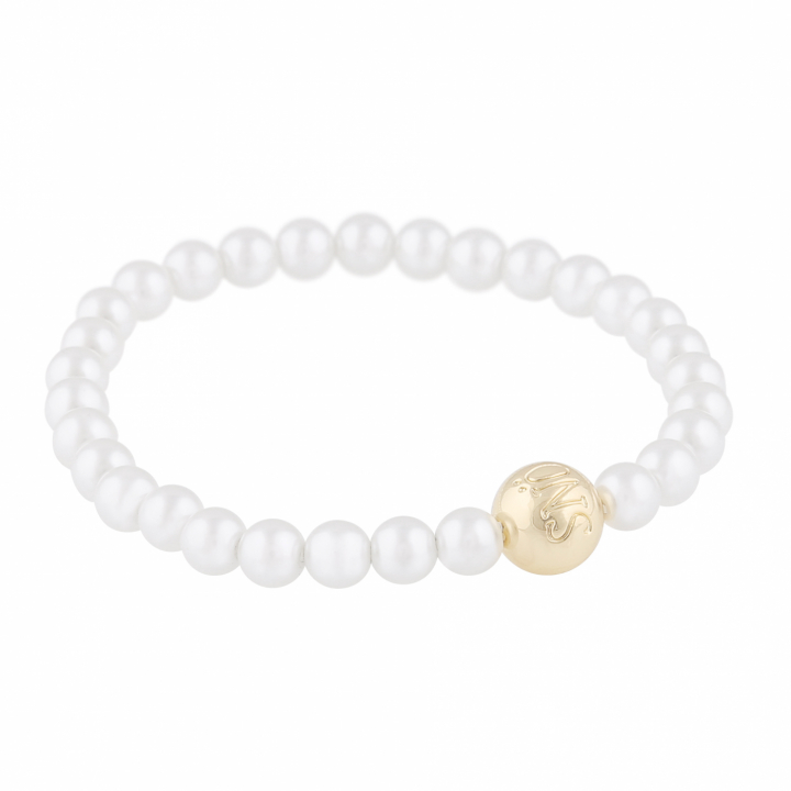 Sophie elastic Bracelet Gold in de groep Armbanden / Gouden armbanden bij SCANDINAVIAN JEWELRY DESIGN (169-3551-362)