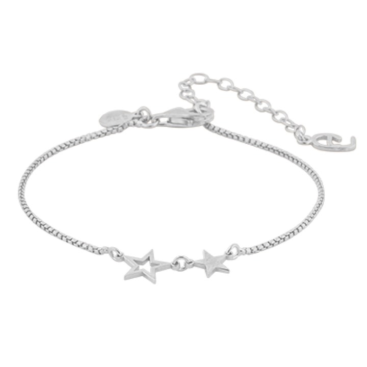 Double star brace Armbanden Zilver in de groep Armbanden / Zilveren armbanden bij SCANDINAVIAN JEWELRY DESIGN (1716311001)