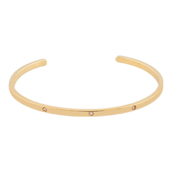 Brilliant bangle brace Armbanden goud in de groep Armbanden / Bangles bij SCANDINAVIAN JEWELRY DESIGN (1718321004)