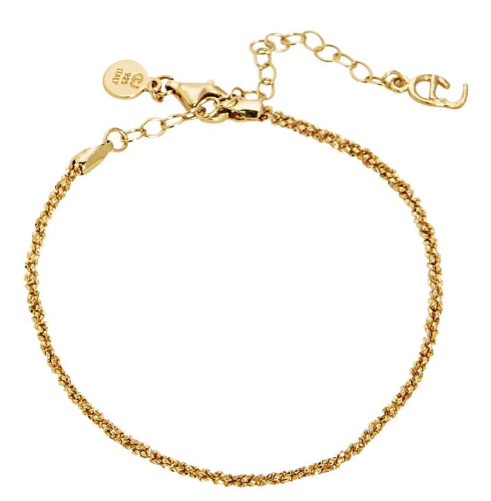 Roof plain brace Armbanden goud in de groep Armbanden / Gouden armbanden bij SCANDINAVIAN JEWELRY DESIGN (1721320001)