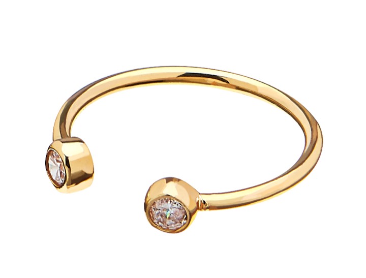 Brilliant small ring ONE SIZE goud in de groep Ringen / Gouden ringen bij SCANDINAVIAN JEWELRY DESIGN (1726522001)
