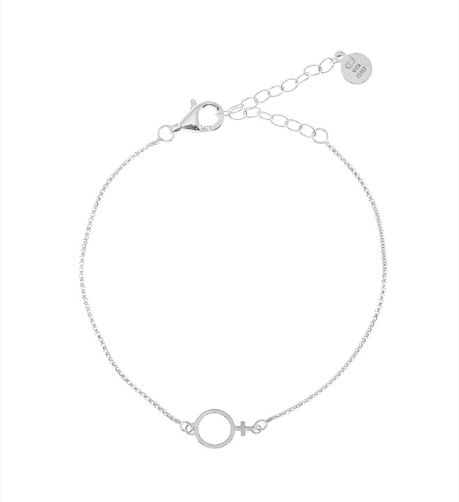 Letters Venus chain brace Armbanden Zilver in de groep Armbanden / Zilveren armbanden bij SCANDINAVIAN JEWELRY DESIGN (1824311001)