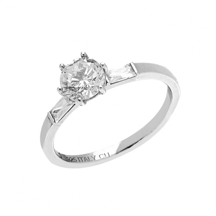 Product Image for CU JEWELLERY Two tripple stone ring Zilver 17