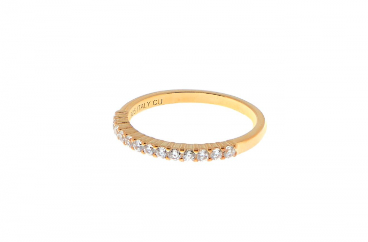 Product Image for CU JEWELLERY Two stone ring goud 16,5