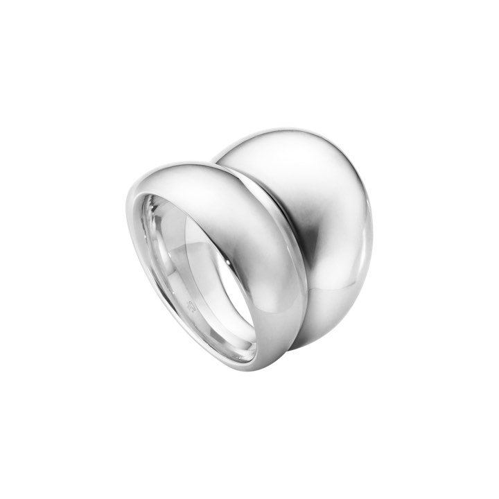 CURVE Ring Zilver in de groep Ringen / Zilveren ringen bij SCANDINAVIAN JEWELRY DESIGN (20000023)