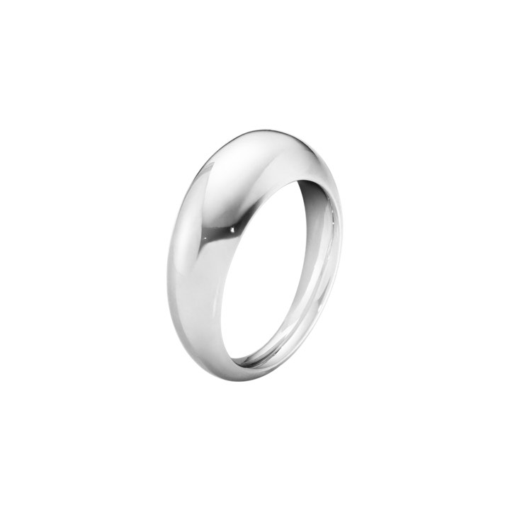 CURVE SLIM Ring Zilver in de groep Ringen / Zilveren ringen bij SCANDINAVIAN JEWELRY DESIGN (20000028)
