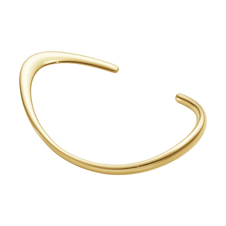 OFFSPRING SLIM OPEN BANGLE Armbanden goud in de groep Armbanden / Bangles bij SCANDINAVIAN JEWELRY DESIGN (20000036)