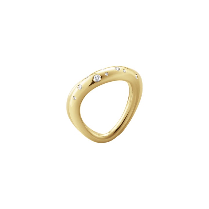 OFFSPRING Ring Diamant 0.14 ct goud in de groep Ringen / Diamanten ringen bij SCANDINAVIAN JEWELRY DESIGN (20000071)