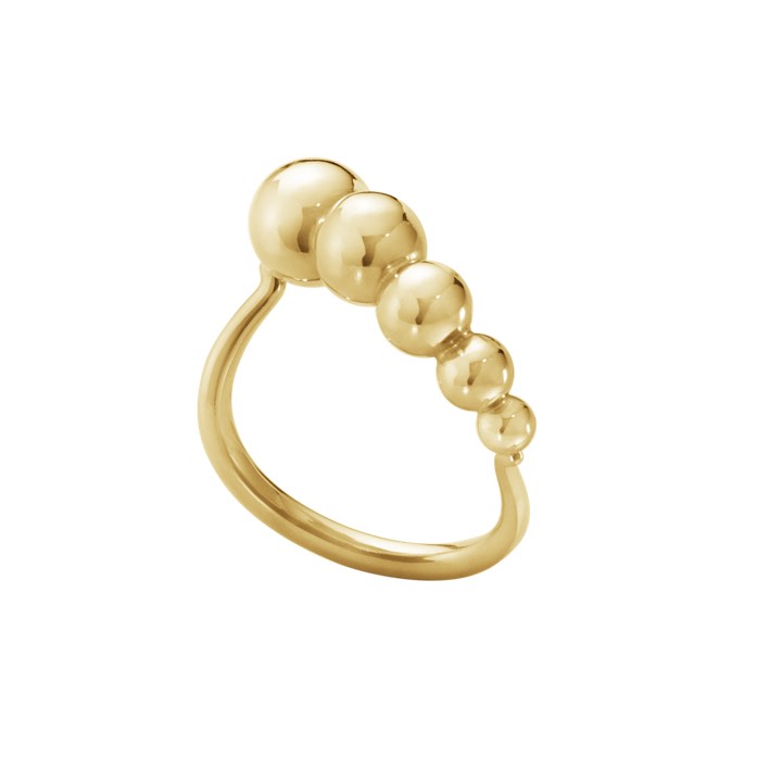 MOONLIGHT GRAPES SLIM Ring goud in de groep Ringen / Gouden ringen bij SCANDINAVIAN JEWELRY DESIGN (20000077)