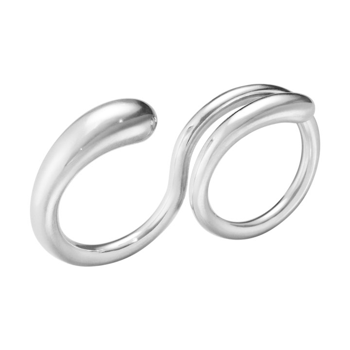 MERCY DOUBLE Ring Zilver in de groep Ringen / Zilveren ringen bij SCANDINAVIAN JEWELRY DESIGN (20000081)