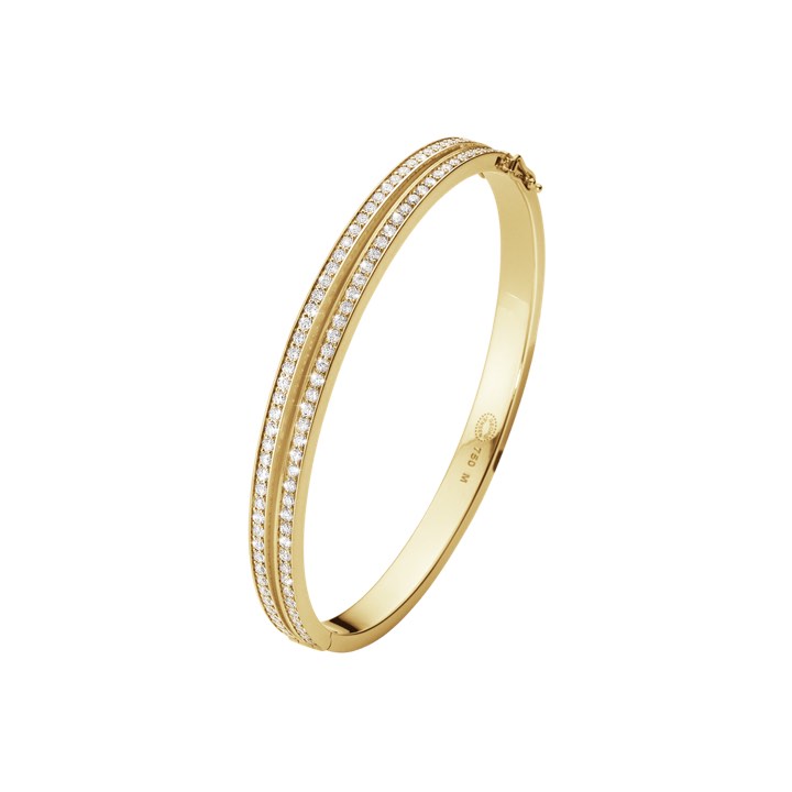 HALO BANGLE Armbanden Diamant PAVE 1.83 ct goud in de groep Armbanden / Bangles bij SCANDINAVIAN JEWELRY DESIGN (20000115)