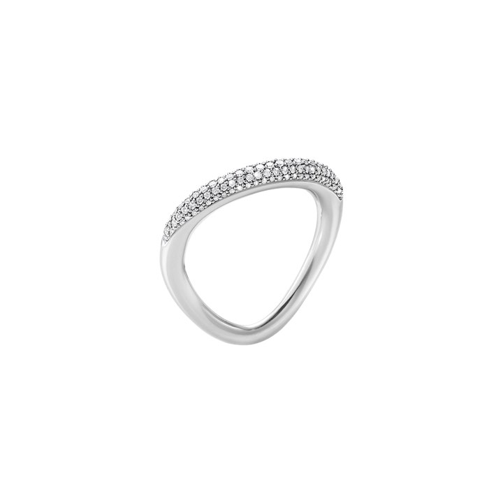 Product Image for Georg Jensen OFFSPRING RING Zilver DIAMOND PAVÃ 0.29 52-53