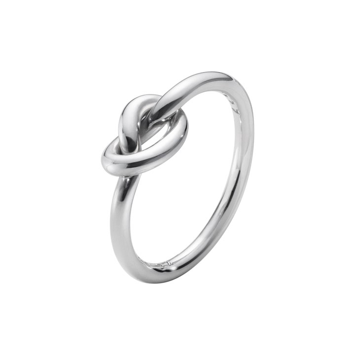 LOVE KNOT Ring Zilver in de groep Ringen / Zilveren ringen bij SCANDINAVIAN JEWELRY DESIGN (20000217)
