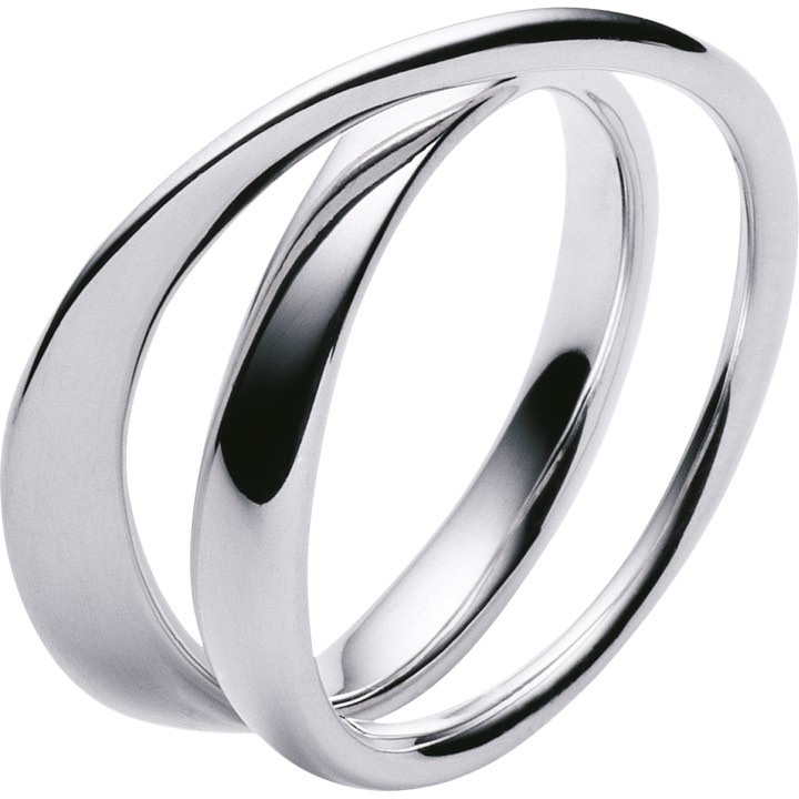 MOEBIUS Ring Zilver in de groep Ringen / Zilveren ringen bij SCANDINAVIAN JEWELRY DESIGN (20000309)