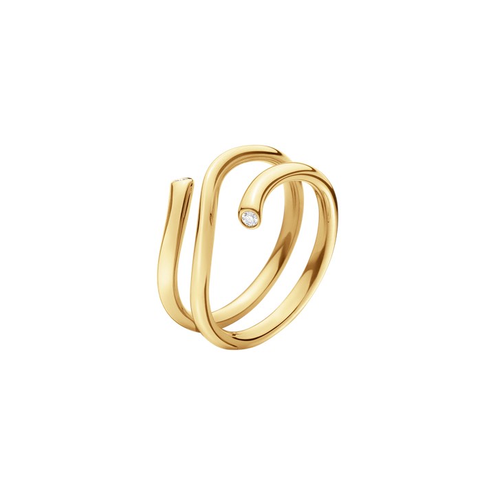 Product Image for Georg Jensen magic ring goud diamond 0.04ct 45