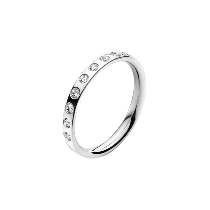 MAGIC Ring Diamant 0.18 ct Witgoud in de groep Ringen / Verlovings- & trouwringen bij SCANDINAVIAN JEWELRY DESIGN (20000346)