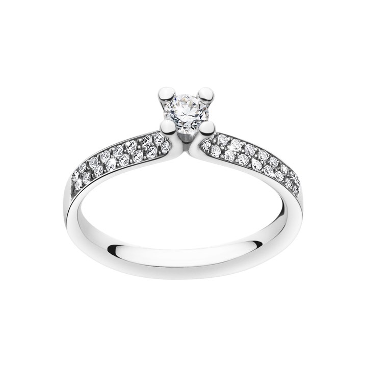 Product Image for Georg Jensen magic solitaire ring witgoud diamond pavã 0.33ct 46