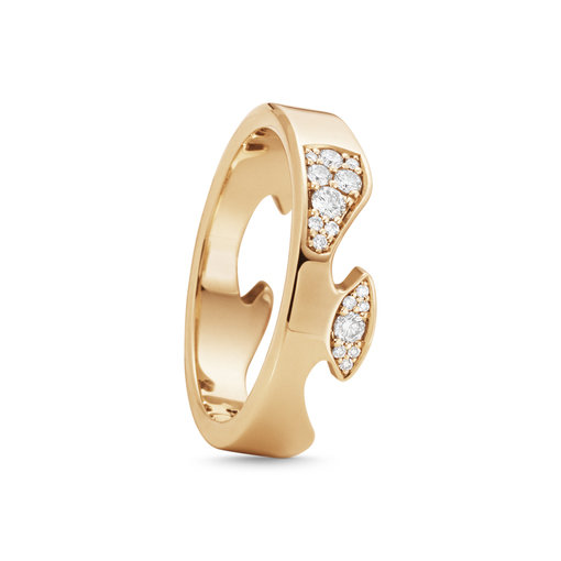 FUSION END Ring Diamant (Roségoud) in de groep Ringen / Diamanten ringen bij SCANDINAVIAN JEWELRY DESIGN (20001065)