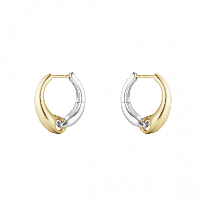 REFLECT LARGE Earring Zilver Goud in de groep Oorbellen / Gouden oorbellen bij SCANDINAVIAN JEWELRY DESIGN (20001180)