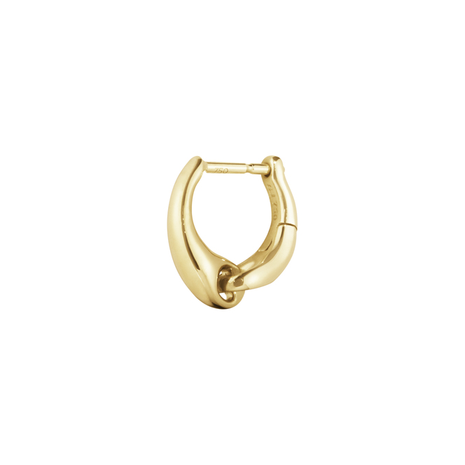 REFLECT SMALL Earring Goud in de groep Oorbellen / Gouden oorbellen bij SCANDINAVIAN JEWELRY DESIGN (20001183)