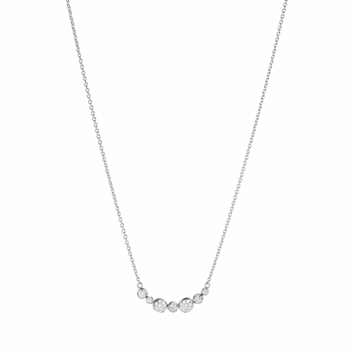 GJ SIGNATURE PENDANT White Gold DIAMOND 0.22 CT in de groep Kettingen / Diamanten kettingen bij SCANDINAVIAN JEWELRY DESIGN (20001346)