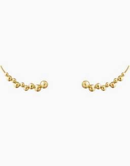 MOONLIGHT GRAPES Earring cuff Gold in de groep Oorbellen / Gouden oorbellen bij SCANDINAVIAN JEWELRY DESIGN (20001595)