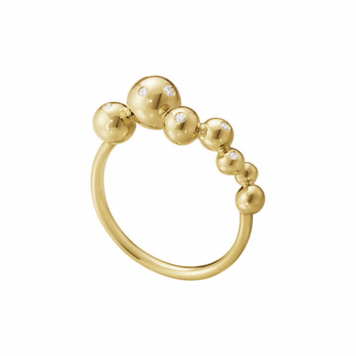 MOONLIGHT GRAPES Ring Gold in de groep Ringen / Diamanten ringen bij SCANDINAVIAN JEWELRY DESIGN (20001635)