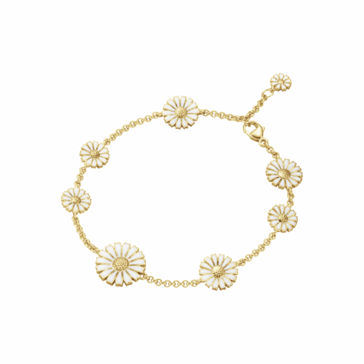 DAISY Bracelet Gold in de groep Armbanden / Gouden armbanden bij SCANDINAVIAN JEWELRY DESIGN (20001668)