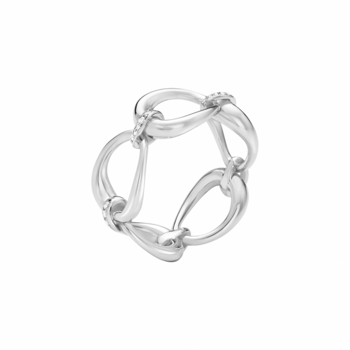 OFFSPRING RING 433C SILVER DIAMONDS 0.14 CT in de groep Ringen / Diamanten ringen bij SCANDINAVIAN JEWELRY DESIGN (20001827)