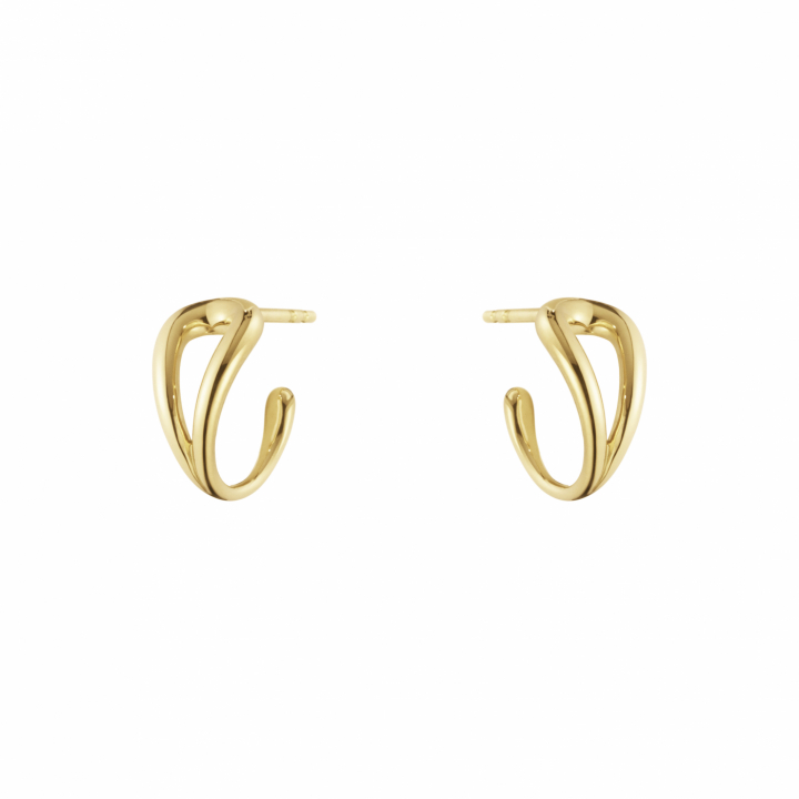 MERCY SWIRL EARHOOP GOLD in de groep Oorbellen / Gouden oorbellen bij SCANDINAVIAN JEWELRY DESIGN (20001834)