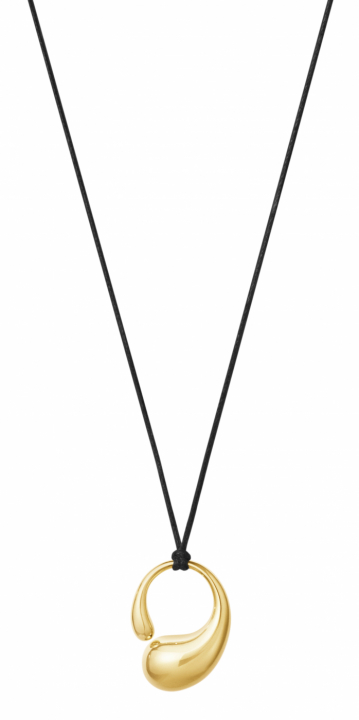 Mercy Pendant Gold/Black in de groep Kettingen / Gouden kettingen bij SCANDINAVIAN JEWELRY DESIGN (20001932)