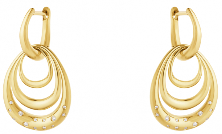 Offspring Earrings Gold 0,08ct in de groep Oorbellen / Diamanten oorbellen bij SCANDINAVIAN JEWELRY DESIGN (20001959)