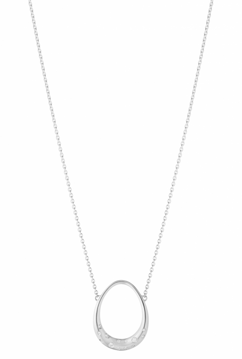 Offspring Necklace, small 0,04ct Silver in de groep Kettingen / Diamanten kettingen bij SCANDINAVIAN JEWELRY DESIGN (20001960)