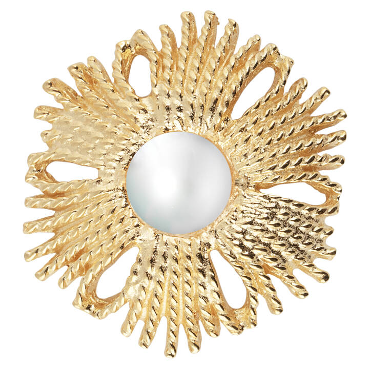 Gatsby big Pearl ring goud in de groep Ringen bij SCANDINAVIAN JEWELRY DESIGN (2015521161V)
