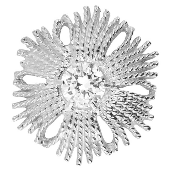 Gatsby big stone ring Zilver in de groep Ringen bij SCANDINAVIAN JEWELRY DESIGN (2015570161V)