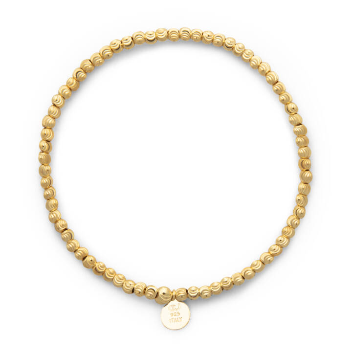 Cubic elastic brace Armbanden plain goud in de groep Armbanden bij SCANDINAVIAN JEWELRY DESIGN (2111320161V)